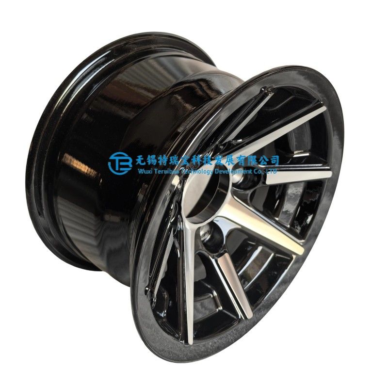 10x6-4-101.6-68 Aluminum Wheels For Golf Carts (2)